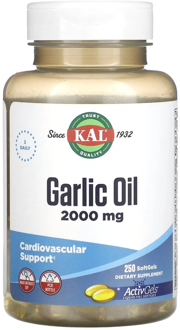 KAL 갈릭 오일 2000mg 소프트젤 250정, 1개 - 쿠팡