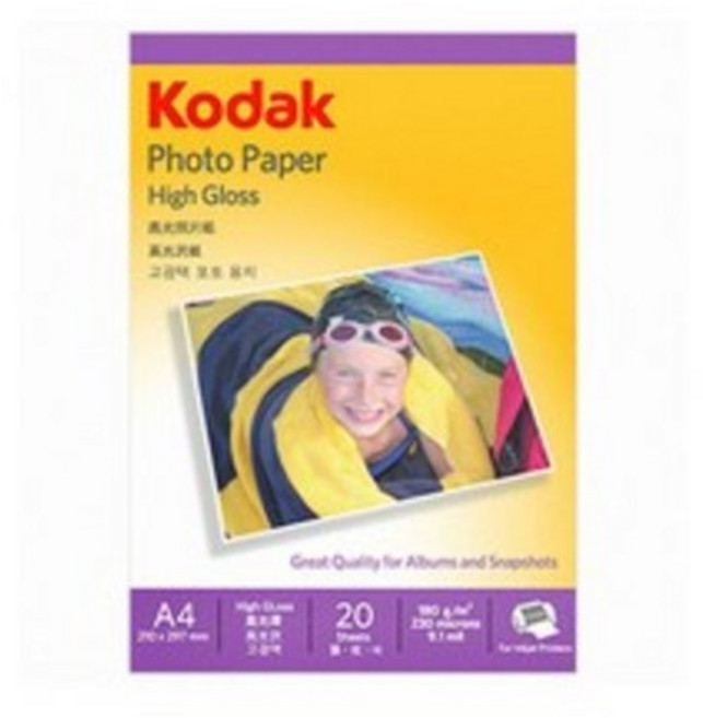 코닥인화지포토페이퍼 180g A4 20매입(인화지)