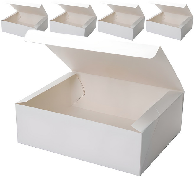 무지 선물상자 5호 27 x 21 x 8.5 cm, 화이트, 5개