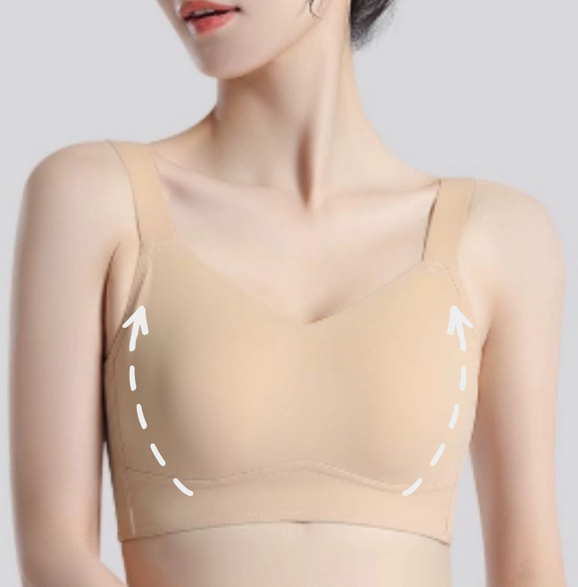 고힙 처진 가슴작아보이는 노와이어 후크 브라