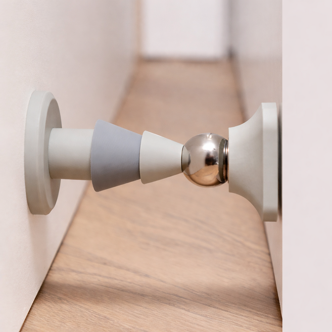 MS 크리스마스 트리 모양 문 스토퍼 2P, 1세트, 그레이