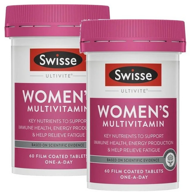 스위스 여성 멀티비타민 미네랄 원어데이 Swisse Womens Multivitamin, 60정, 2개 - 쿠팡