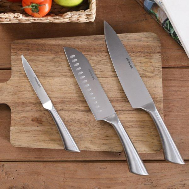 네오플램 올스텐 주방 칼세트 3종, 3개, 과도+산도쿠7+홀식도