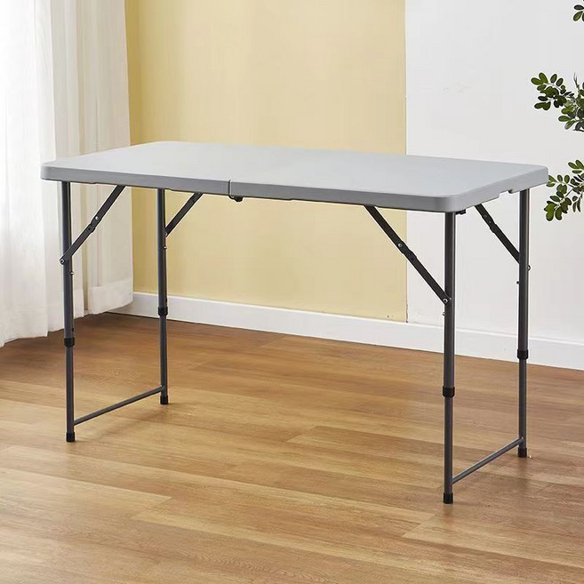 실버미어 3단 접이식 폴딩 캠핑 테이블, 라이트그레이