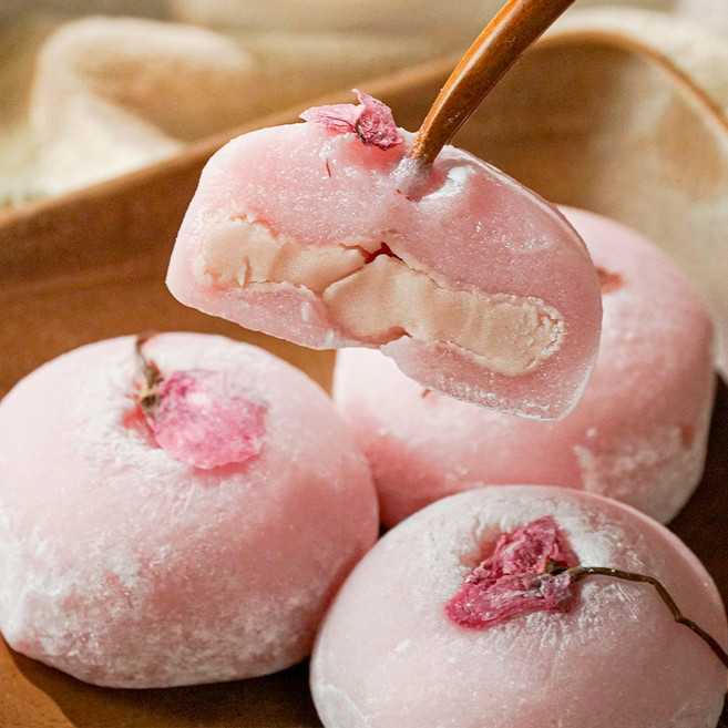 향기로운 봄내음 가득! 벚꽃찹쌀떡, 6개, 70g