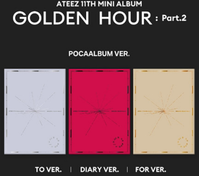 에이티즈(ATEEZ) 11th Mini Album - GOLDEN HOUR : Part.2(POCAALBUM)(3종 중 랜덤발송)