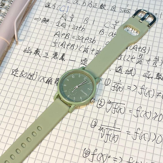 無品牌 簡約數字石英錶女款