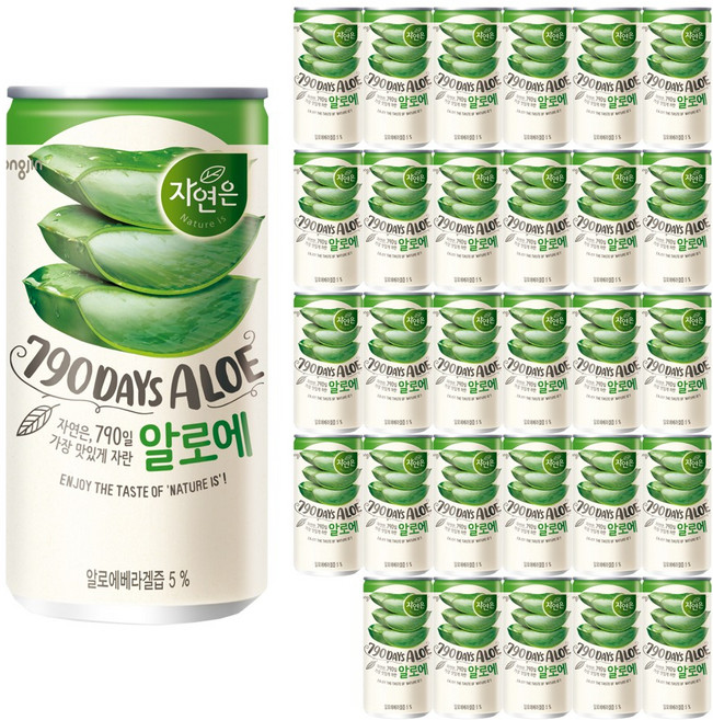 웅진식품 자연은 알로에, 180ml, 30개
