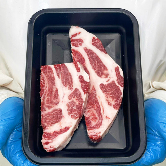 [고기묵제이] 이베리코 세보 목살 냉동 돼지고기 흑돼지 1kg, 1개