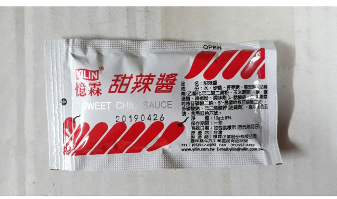 祐霖 憶霖 全素甜辣醬, 1個