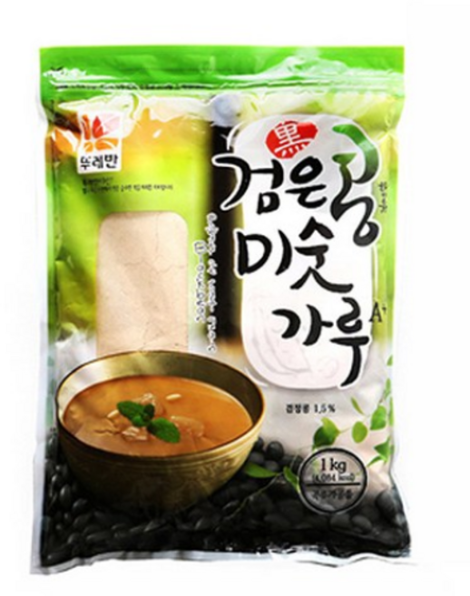 뚜레반 검은콩 미숫가루, 1kg, 6개