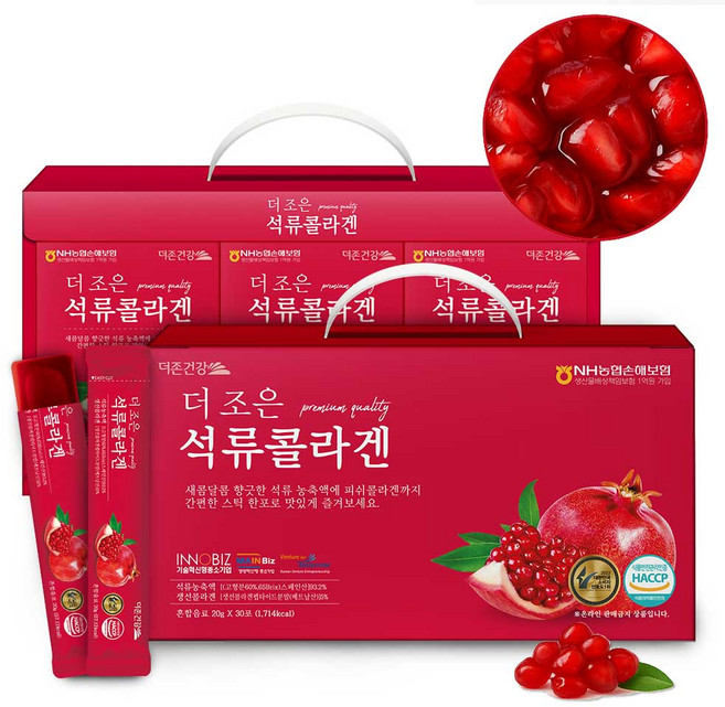 더존건강 더조은 석류콜라겐 스틱, 520g, 3박스