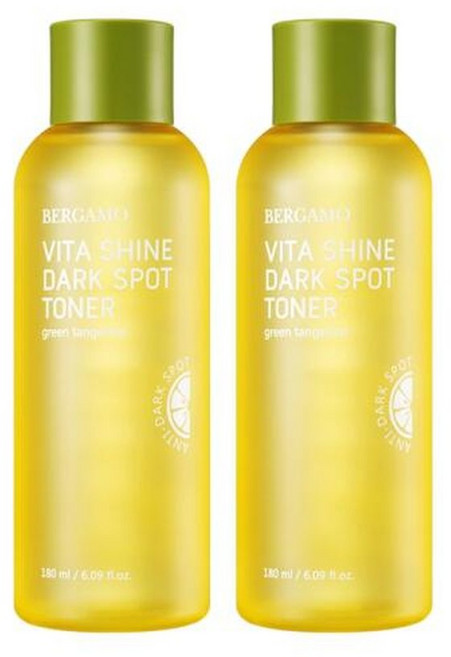 베르가모 청귤 비타샤인 잡티 토너, 180ml, 2개
