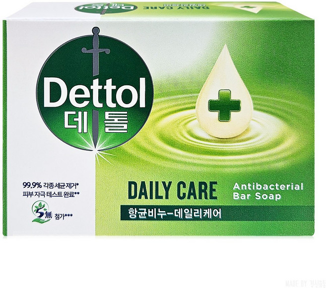 데톨 항균 비누 데일리케어, 100g, 16개