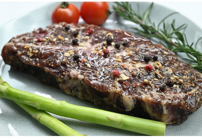 [미트휴] 시즈닝 부채살 스테이크 1팩 3팩 5팩 10팩 육향 호주산 미국산 감칠맛 홈파티 캠핑, 3개, 200g