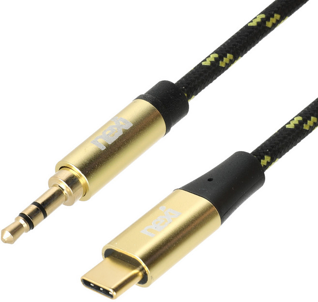 Cto3.5 USB젠더 1m C타입AUX 이어폰잭 핸드폰 DAC연결케이블 RNX1397