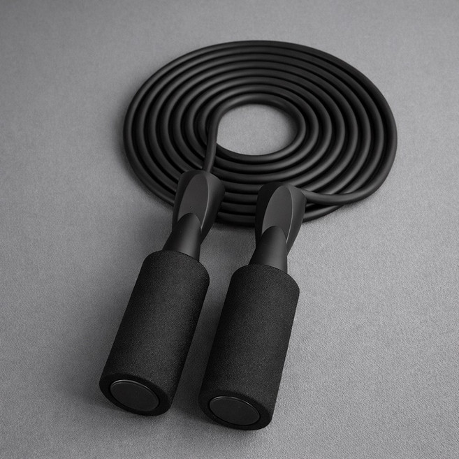 리브온 헤비 줄넘기 근력강화 피트니스 트레이닝 로프 홈트용, 1개, 블랙