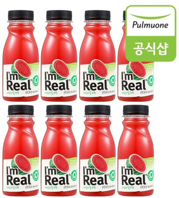 아임리얼 수박 (190ml) x 8개, 190ml