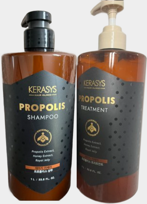 케라시스 프로폴리스 샴푸 x 2개 + 트리트먼트 1개 세트 (1000ml), 1L