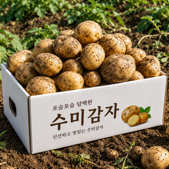 한달간 초특가 프리미엄 특사이즈 햇감자 수미감자, 1박스, 10kg