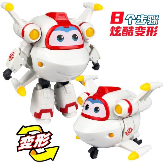 超級飛俠 酷威 變形機器人 玩偶組, 大版變形機器人—米克無包裝, 1個