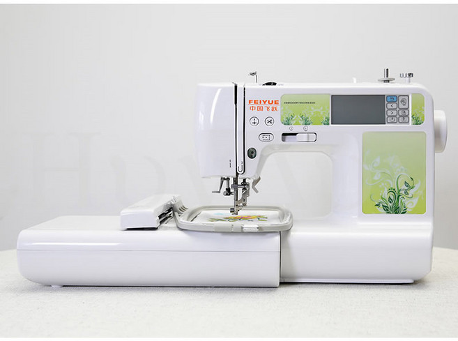 자수 로고 컴퓨터 재봉틀 홈 데스크탑 소형 FY600B 기계