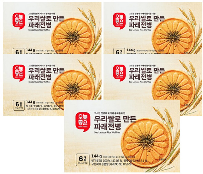 오늘좋은 우리쌀로 만든 파래전병, 5개, 144g