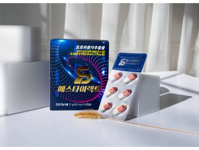 에스다이렉트 남성 갱년기 영양제 호로파 종자 추출물 450mg, 1개, 60정