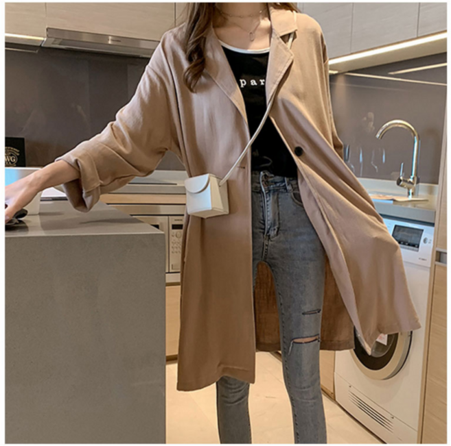 빅포레스트 여성 로브 롱 자켓 아우터