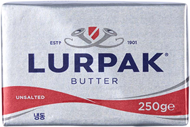 루어팍 루어팍버터 (LURPAK 무염버터) 250g **아이스박스발송**, 1개