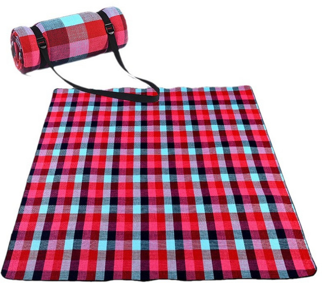 대형 방수 피크닉매트 접이식 휴대용 돗자리, 05.핑크블루체크