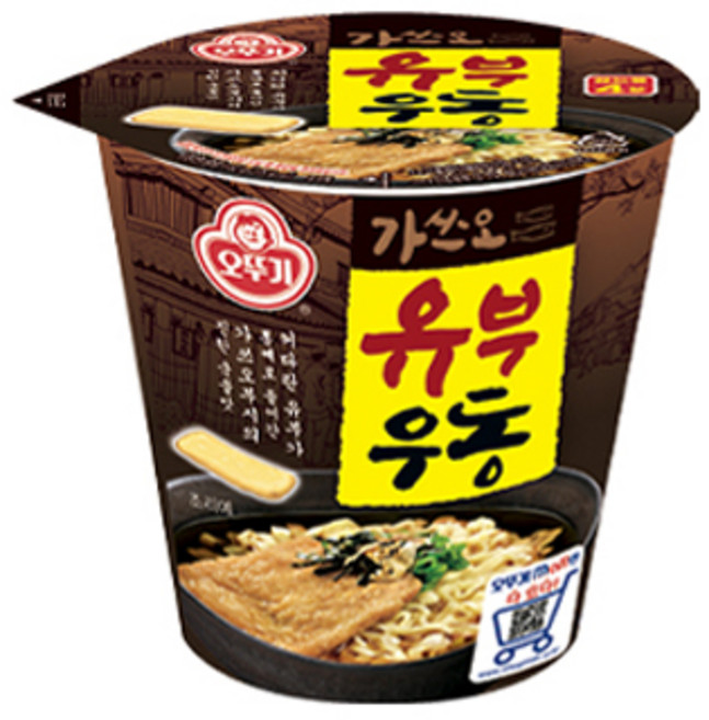 오뚜기 유부우동 컵 62g, 1