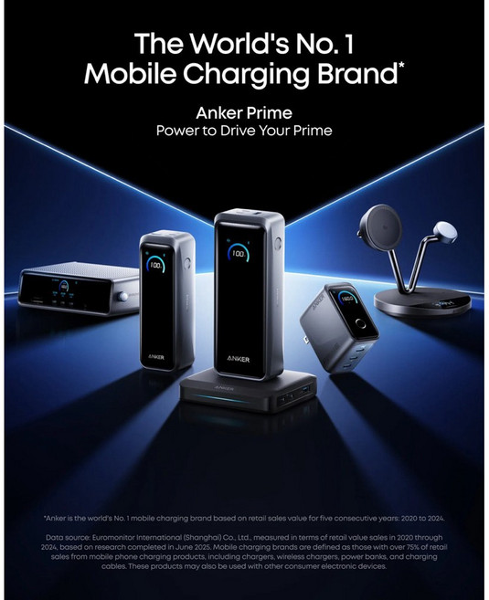 Anker Prime 行動電源 300W 高功率輸出, 220w, 220w