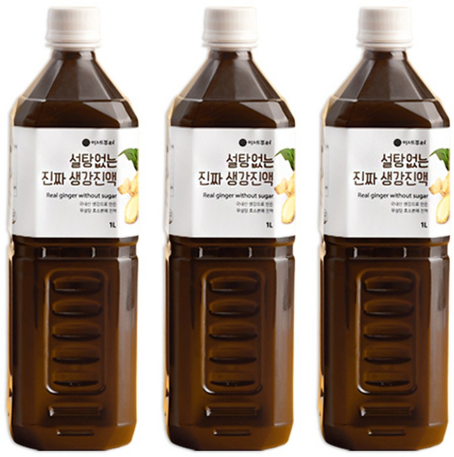 이제부터 설탕없는 진짜 생강진액, 1L, 1개입, 3개