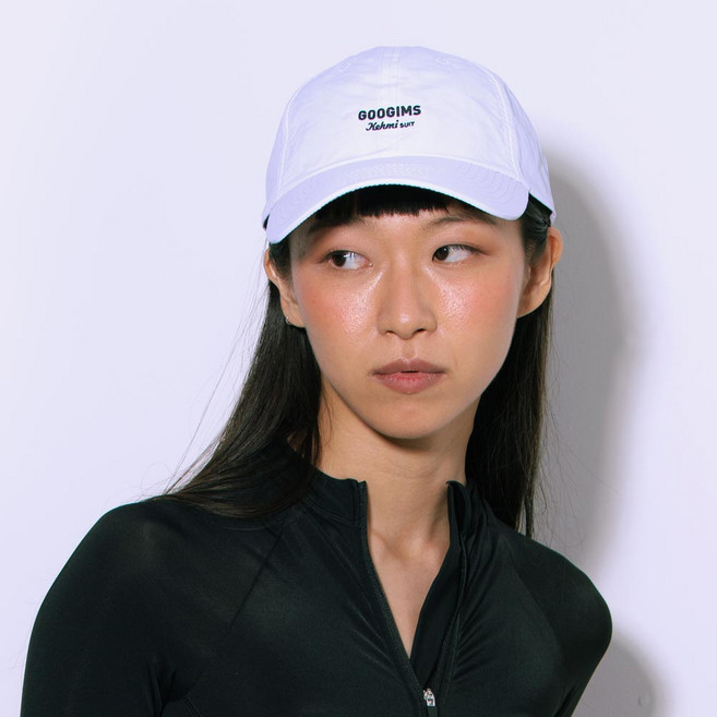 [방수가능]구김스 서핑 데일리 로고 볼캡 +카탈로그포함, Regular fit, 화이트(WHITE)