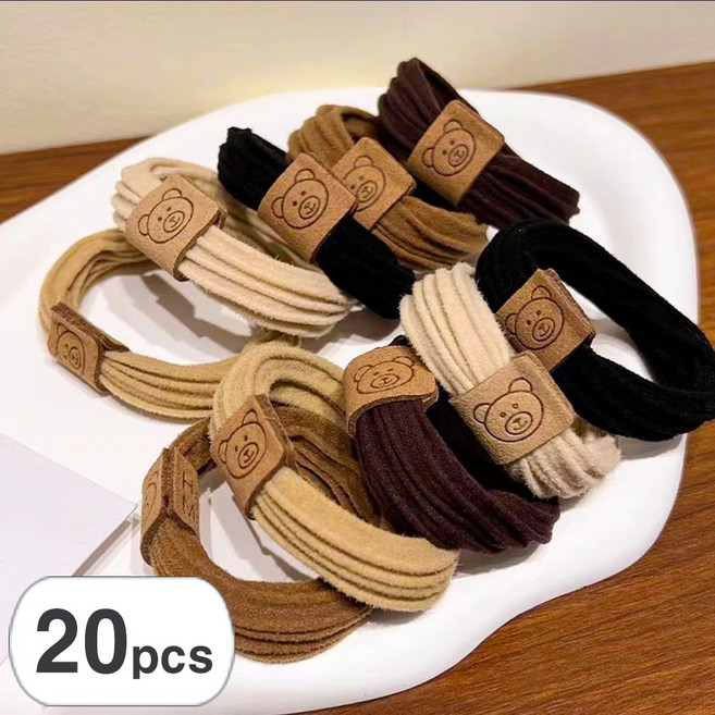 은꽃밴드 여성 완전 짱짱한 머리끈 대용량 세트