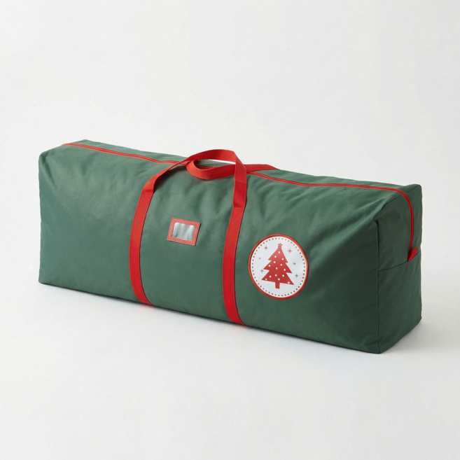 HAAGSHOP 크리스마스 트리 보관가방 대형백, 1개, 그린