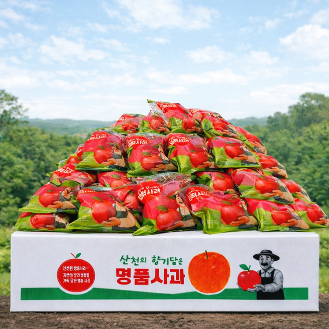 하루딱100박스 고당도선별 세척사과 껍질째먹는 꿀사과, 1박스, 2kg