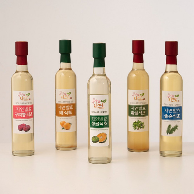 사랑채 3년숙성 자연발효 식초 380ml, 청귤 식초, 1개