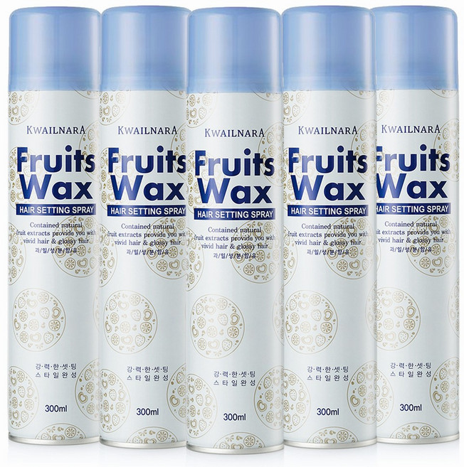 과일나라 후르츠왁스 헤어스프레이, 20개, 300ml