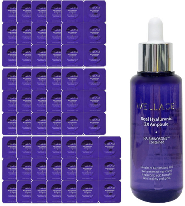 웰라쥬 히알루론산 캡슐 시즌3 리얼 히알루로닉 96회분+앰플 70ml, 1개