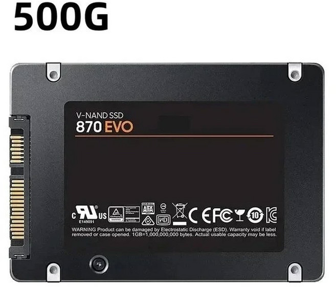 샤오미 노트북 마이크로 컴퓨터 데스크탑용 솔리드 스테이트 디스크 SSD 870 EVO 500G 1TB 2TB 내장 HDD 하드 드라이브 Sata3 2 5 인치