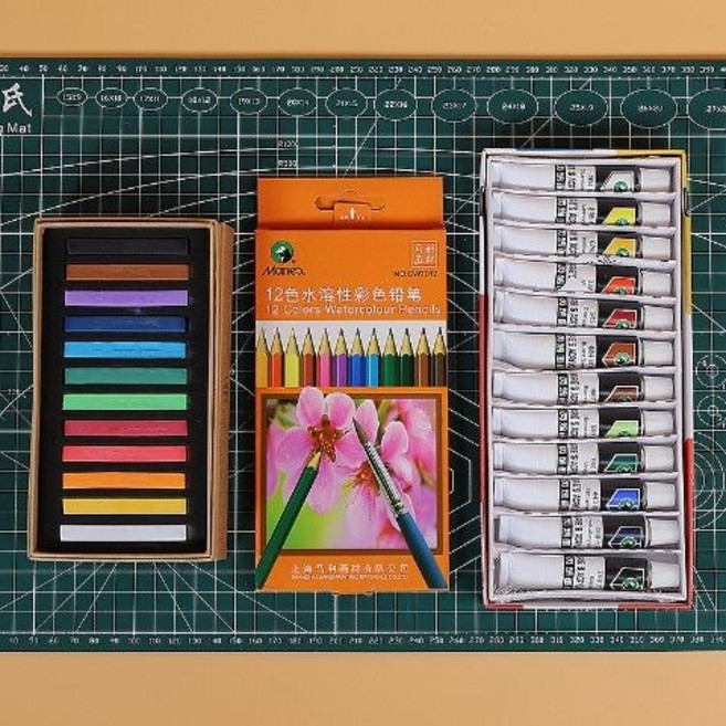 BJD娃頭化妝/改妝工具包, 1個, B套餐（色粉+丙烯+彩粉）,新手適用