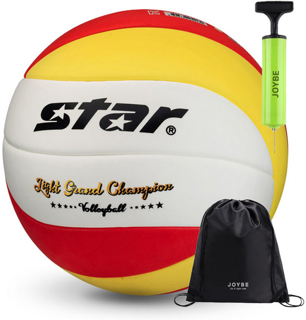 스타 라이트 그랜드챔피언 CB905 5호 배구공 경량모델, CB905 + JOYBE 공가방 & 펌프
