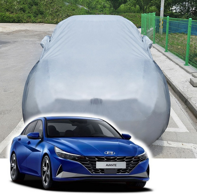 메이빈 숨쉬는 자동차 커버 덮개 올뉴 아반떼 CN7, 올뉴아반떼CN7(20년-현재)-4호+세차타월, 1개