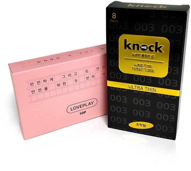 러브플레이 1갑 + 노크미 1갑 - 초박형 콘돔 세트 good price 2 kinds condoms set user recommendation 추천 순위 - 쿠팡