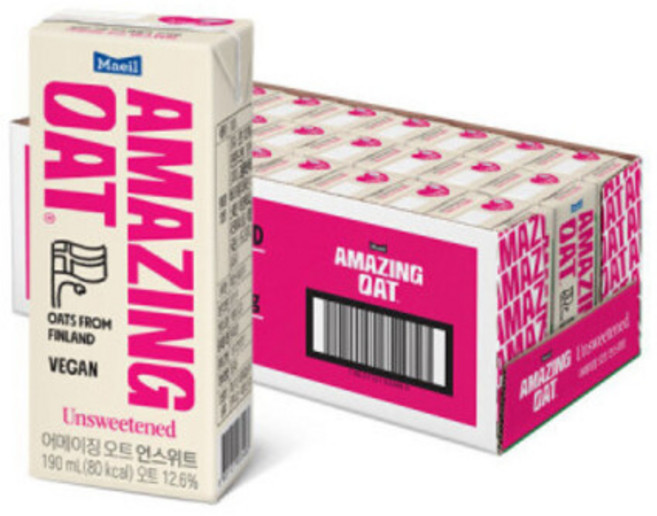 매일유업 어메이징오트 언스위트 190ml 24팩