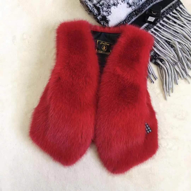 셀럽당 여성복 추동 밍크 베스트 숏 나그랑 상의