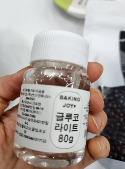글루코라이트 포도당 시럽 대체품 물엿 올리고당 탕후루 쿠키 케이크 촉촉하게 유지, 80g, 1개
