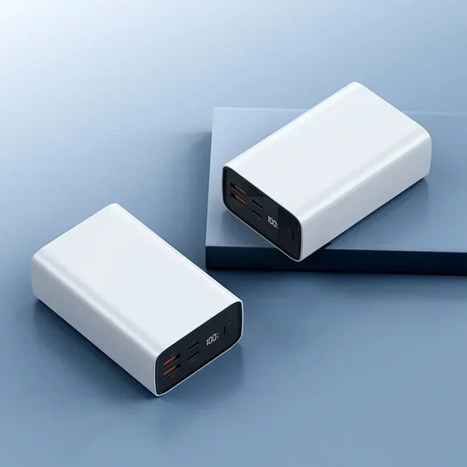 45W 보조베터리 30000mAh 대용량 고속 충전 iPhone Xiaomi 노트북 용 외장 배터리, 02 white, 01 30000mAh (3만mAh)